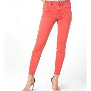 Liverpool Ankle Skinny Jeans, 8/29, Mineral Red color, Size 8